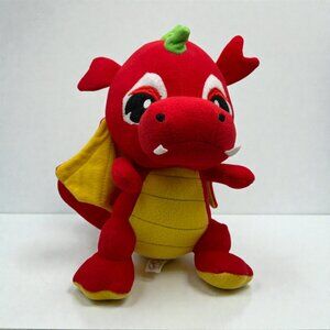 Caravan Dragon 13”Plush Stuffed Animal Drago-30 Red Yellow Toy 2014 (SKU: 614TO)